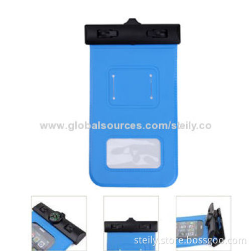 Waterproof Bag for iPhone/Samsung/HTC and Other Smartphones, 18 x 10 x 2cm External Size